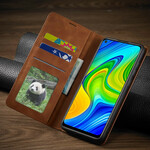 Tampa Flip Cover Xiaomi Redmi Note 9 Efeito Couro PARA A VERDADE Tampa Flip Cover Xiaomi Redmi Note 9 Efeito Couro PARA A VERDADE