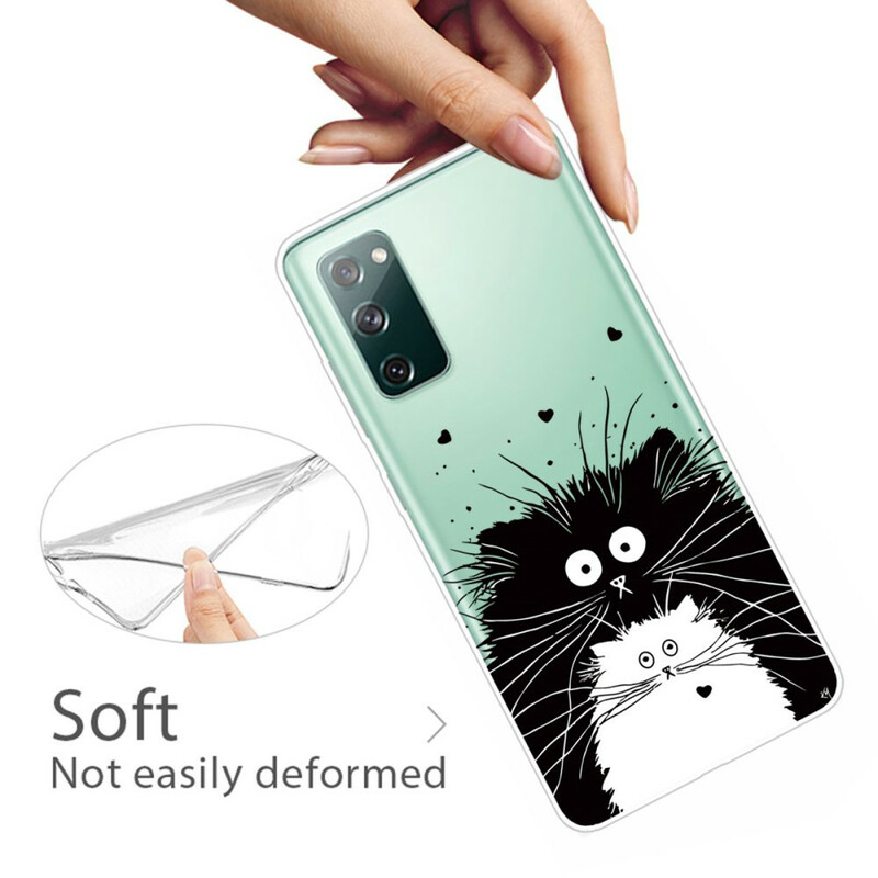 Capa Samsung Galaxy S20 FE Olhe para os Gatos