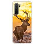 Huawei P40 Lite 5G Case Deer and Landscape