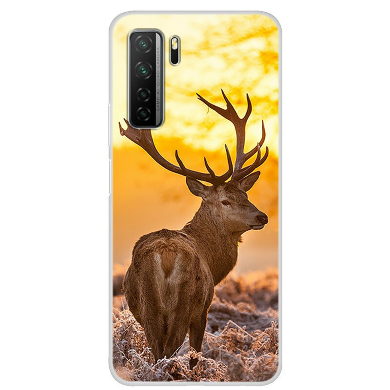 Huawei P40 Lite 5G Case Deer and Landscape
