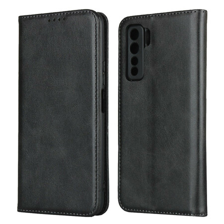 Capa Flip Cover Huawei P40 Lite 5G Couro Genuíno