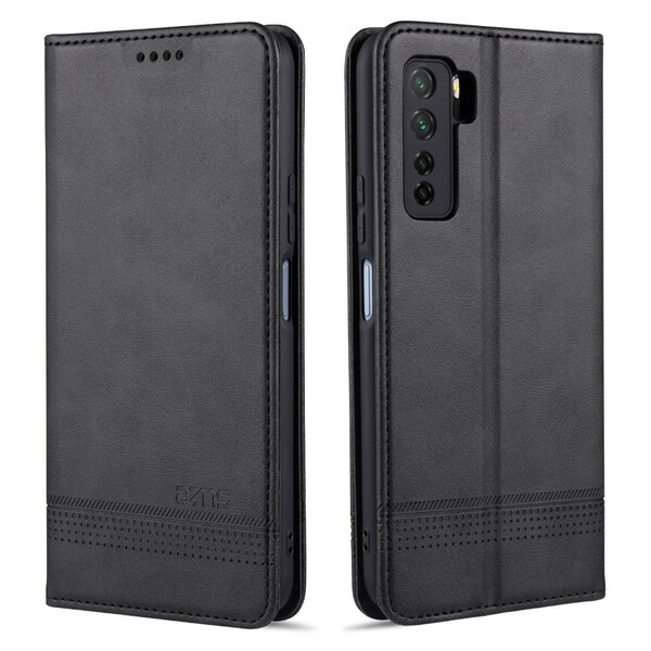 Capa Flip Cover Huawei P40 Lite 5G Estilo Couro AZNS