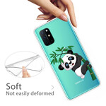 OnePlus 8T Capa Panda Transparente sobre Bambu