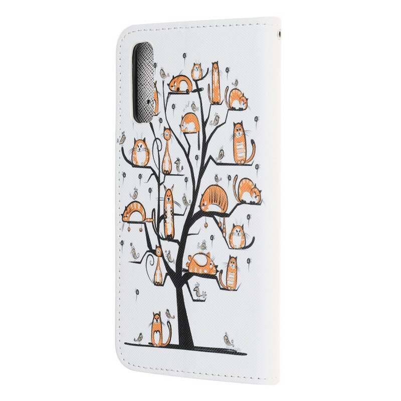 Capa de cinta Huawei P Smart S Funky Cats