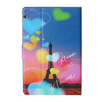 Capa Huawei MediaPad T3 10 Paris I Love You
