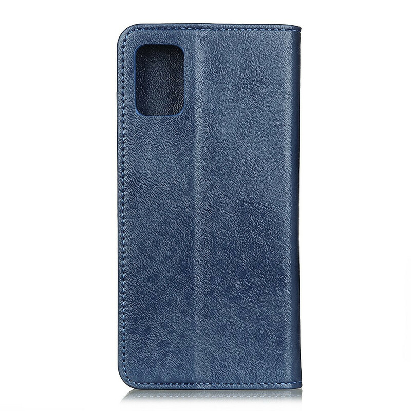 Tampa Flip Cover OnePlus 8T Elegância de Couro Dividida