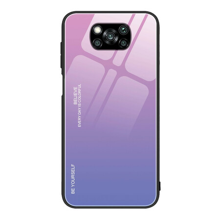 Capa de vidro temperado Poco X3 Be Yourself