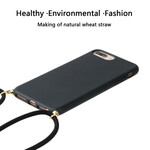 iPhone 8 Plus / 7 Plus / 6s Plus / 6s Plus Cordão colorido da capa de silicone