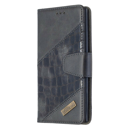 Samsung Galaxy Note 10 Capa clássico de pele de crocodilo