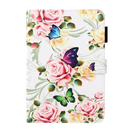 Samsung Galaxy Tab A 8.0 (2019) Case Butterflies on Flowers
