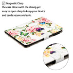 Samsung Galaxy Tab A 8.0 (2019) Case Butterflies on Flowers