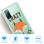 Capa Samsung Galaxy S20 FE Fox / Louco como uma raposa