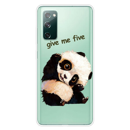 Samsung Galaxy S20 FE Capa transparente Panda Give Me Five