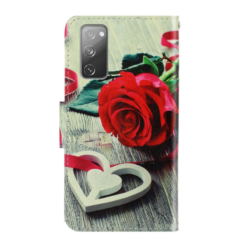 Samsung Galaxy S20 FE Capa de cinta romântica rosa