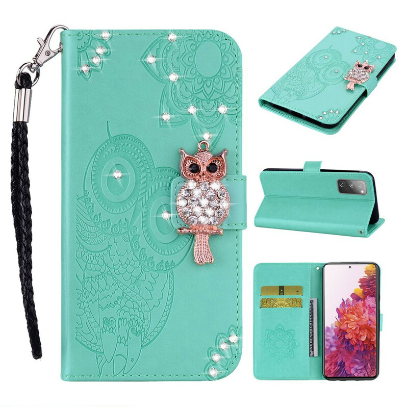 Samsung Galaxy S20 FE Case Mandala Owl e Charme