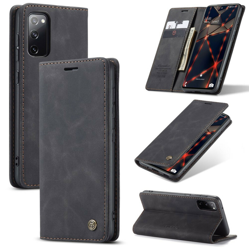 Capa Flip Cover Samsung Galaxy S20 FE CASEME Leatherette