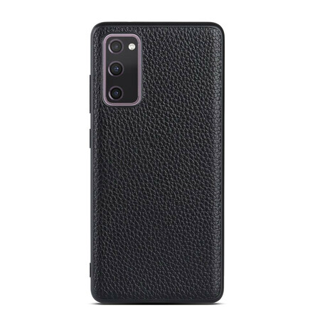 Samsung Galaxy S20 FE Capa de pele genuína Lychee