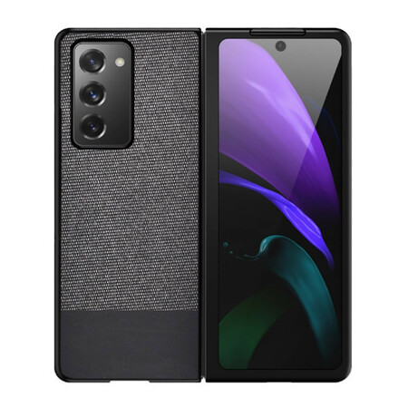 Samsung Galaxy Z Fold 2 Capa de couro e tecido