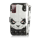 Samsung Galaxy S20 FE Capa de cinta Panda furioso