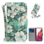 Capa de flores Samsung Galaxy S20 FE Strap Flower