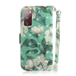 Capa de flores Samsung Galaxy S20 FE Strap Flower