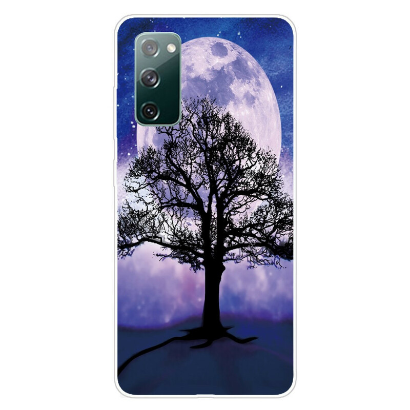 Samsung Galaxy S20 FE Capa para árvore e lua