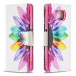 Xiaomi Poco X3 Capa de flor de aguarela