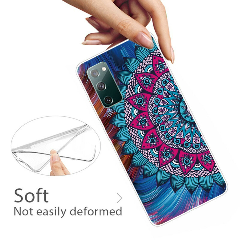 Samsung Galaxy S20 FE Capa Mandala Colorida