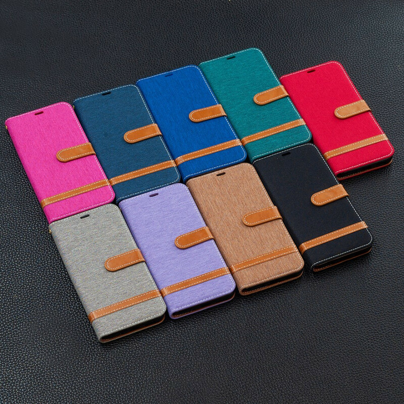 Xiaomi Poco X3 Capa de tecido e de couro