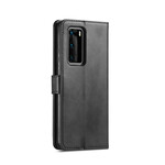 Huawei P40 Capa LC.IMEEKE Efeito Couro Huawei P40 Capa LC.IMEEKE Efeito Couro
