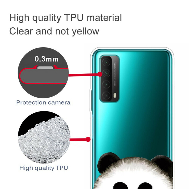 Capa Huawei P Smart 2021 Panda Transparente