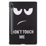 Capa inteligente Samsung Galaxy Tab S7 Capa Stylus Don't Touch Me