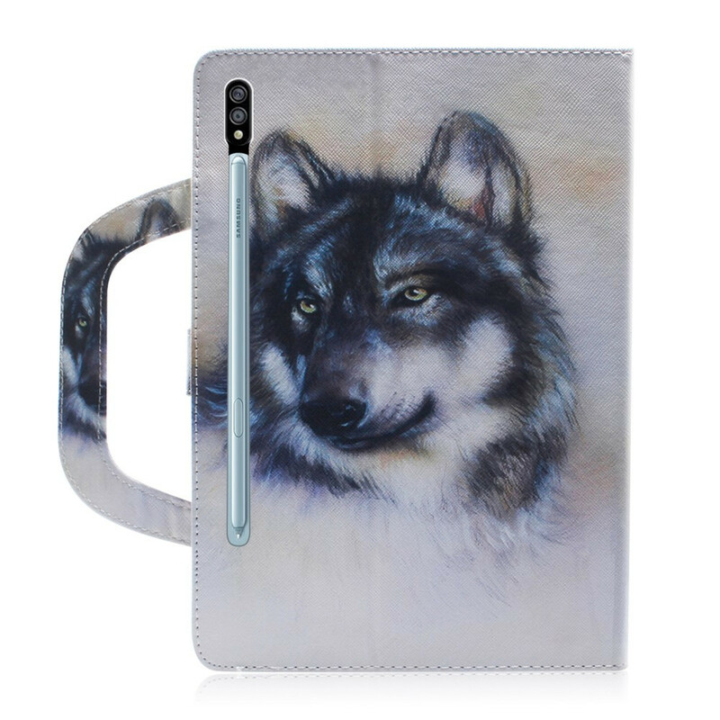 Samsung Galaxy Tab S7 Case Wolf with Handle