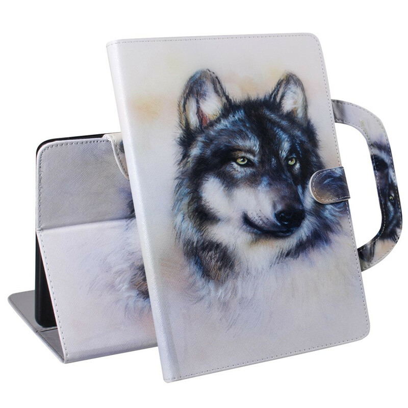 Samsung Galaxy Tab S7 Case Wolf with Handle