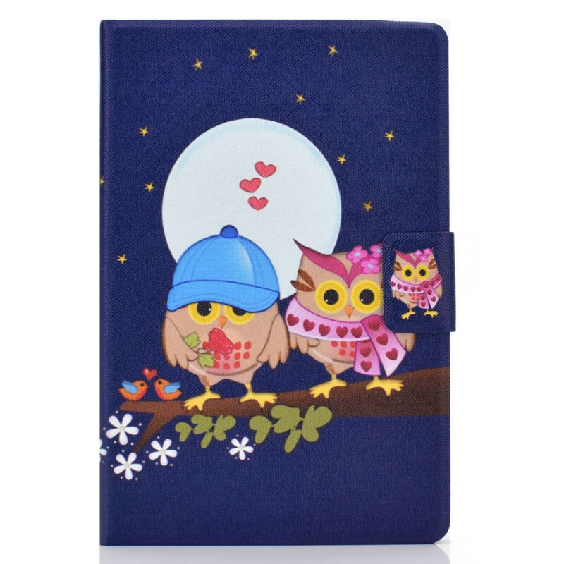 Samsung Galaxy Tab S7 Case Owls Fun