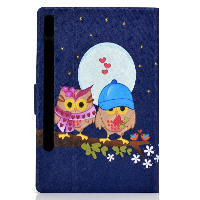 Samsung Galaxy Tab S7 Case Owls Fun