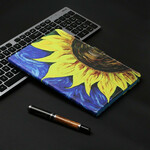 Samsung Galaxy Tab S7 Case Sunflower Painted