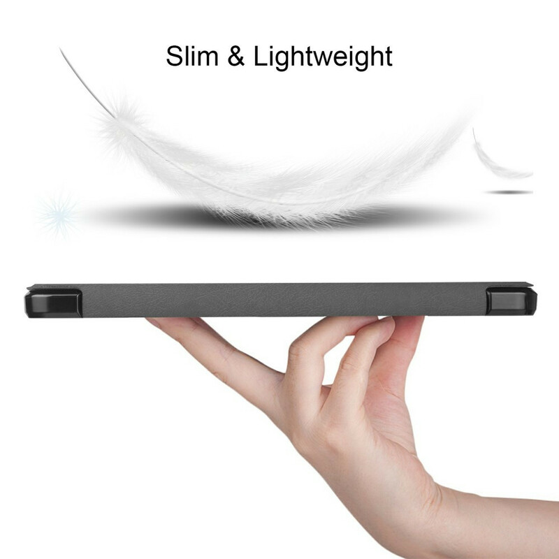 Capa Inteligente Samsung Galaxy Tab S7 Três Flaps Stylus Holder
