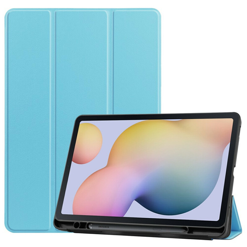 Capa Inteligente Samsung Galaxy Tab S7 Três Flaps Stylus Holder