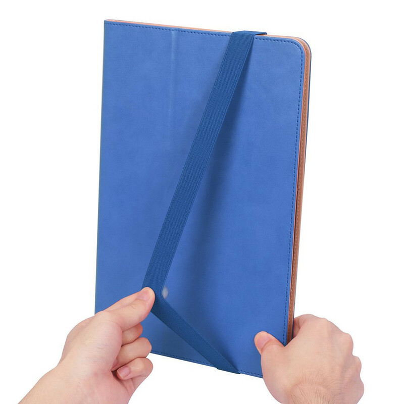 Samsung Galaxy Tab S7 Plus Estilo Estilo Capa de couro com correia