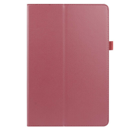 Samsung Galaxy Tab S7 Plus Capa de Couro Lychee