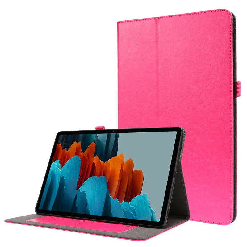 Samsung Galaxy Tab S7 Plus 2 Flaps Capa em pele