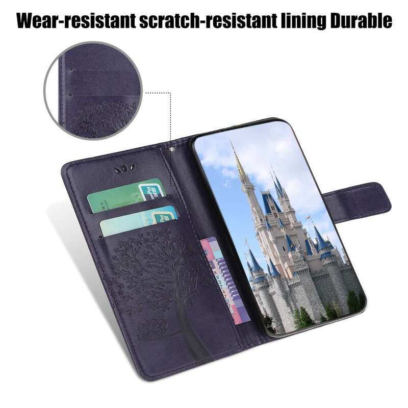 Xiaomi Mi 10T / 10T Pro Tree & Owl Strap Case