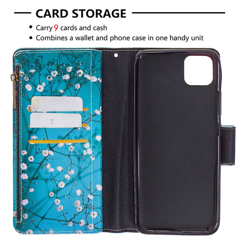 Capa Realme C11 Zipped Pocket Tree Capa Realme C11 Zipped Pocket Tree