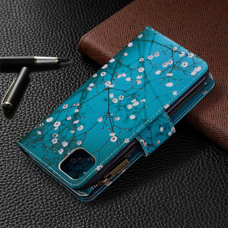 Capa Realme C11 Zipped Pocket Tree Capa Realme C11 Zipped Pocket Tree