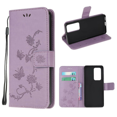 Xiaomi Mi 10T / 10T Pro Case Borboletas e Flores Asiáticas