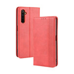 Capa Flip Realme X50 Pro Efeito Couro Vintage Elegante