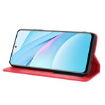 Capa Flip Xiaomi Mi 10T Lite Efeito Couro Elegante