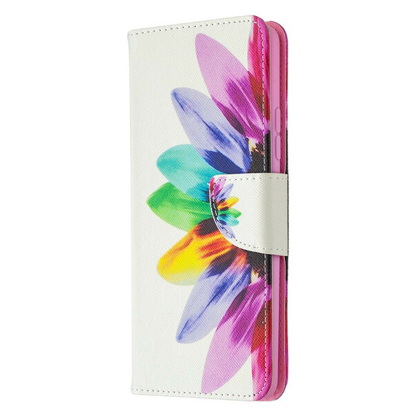 Capa Samsung Galaxy A42 5G para flores de aguarela