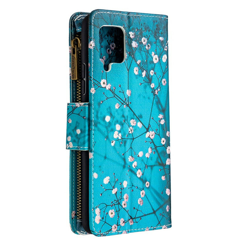 Capa de bolso Samsung Galaxy A42 5G Zipper Pocket Tree Capa de bolso Samsung Galaxy A42 5G Zipper Pocket Tree